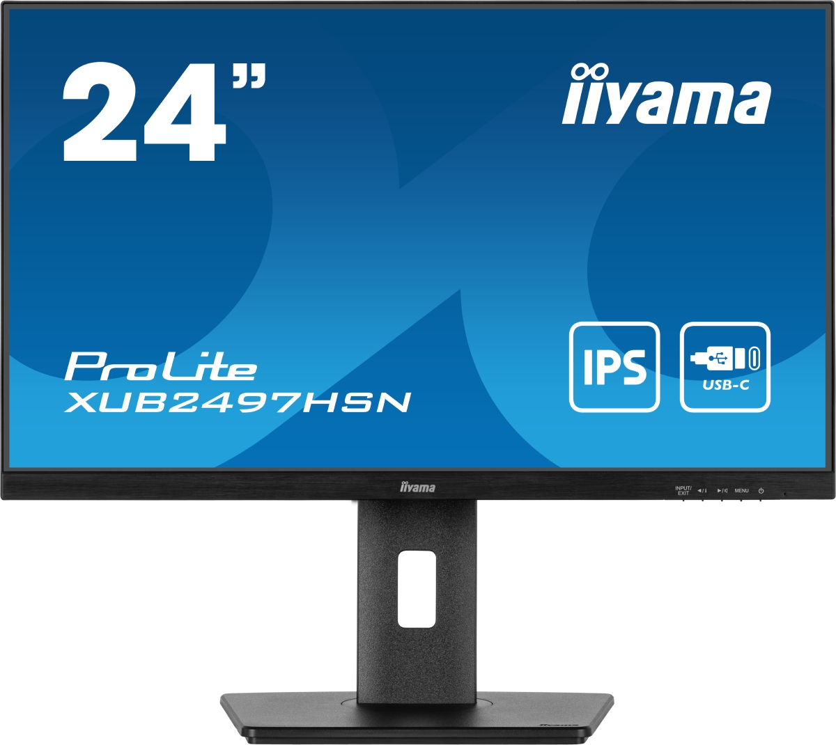 Grosbill Ecran PC Iiyama XUB2497HSN-B1 23.8" FHD/100Hz/IPS/USB-C/RJ45