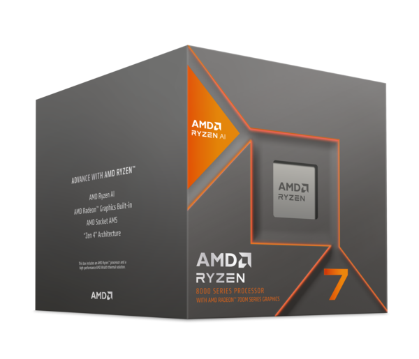 Grosbill Processeur AMD Ryzen 7 8700G - 5.1GHz/24Mo/AM5/BOX