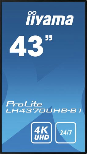 Grosbill Affichage dynamique Iiyama LH4370UHB-B1 42" 4K/VA/60Hz/8ms/RJ45/ANDROID