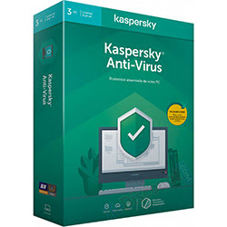 Grosbill Logiciel sécurité Kaspersky Antivirus - 1 An / 3 PC