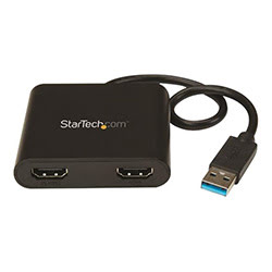 Grosbill Connectique PC StarTech Adaptateur USB3.0 vers double HDMI - USB32HD2