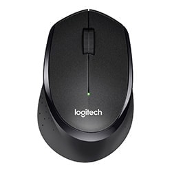 Grosbill Souris PC Logitech M330 Silent Plus - Noir/Sans Fil
