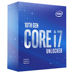 image produit Intel Core i7-10700KF - 3.8GHz/16Mo/LGA1200/Ss Vent./BOX Grosbill