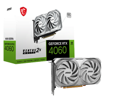 GeForce RTX 4060 VENTUS 2X WHITE 8G OC - DLSS3