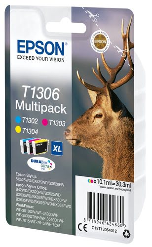 Ink/T1306 Stag XL 10.1ml CMY SEC - Achat / Vente sur grosbill-pro.com - 1