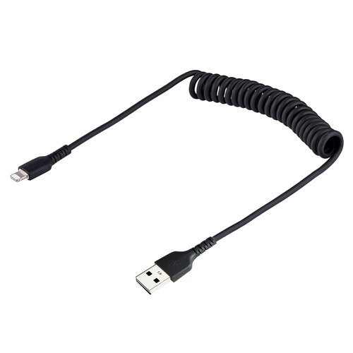 50cm/20in USB to Lightning Cable Coiled - Achat / Vente sur grosbill-pro.com - 1