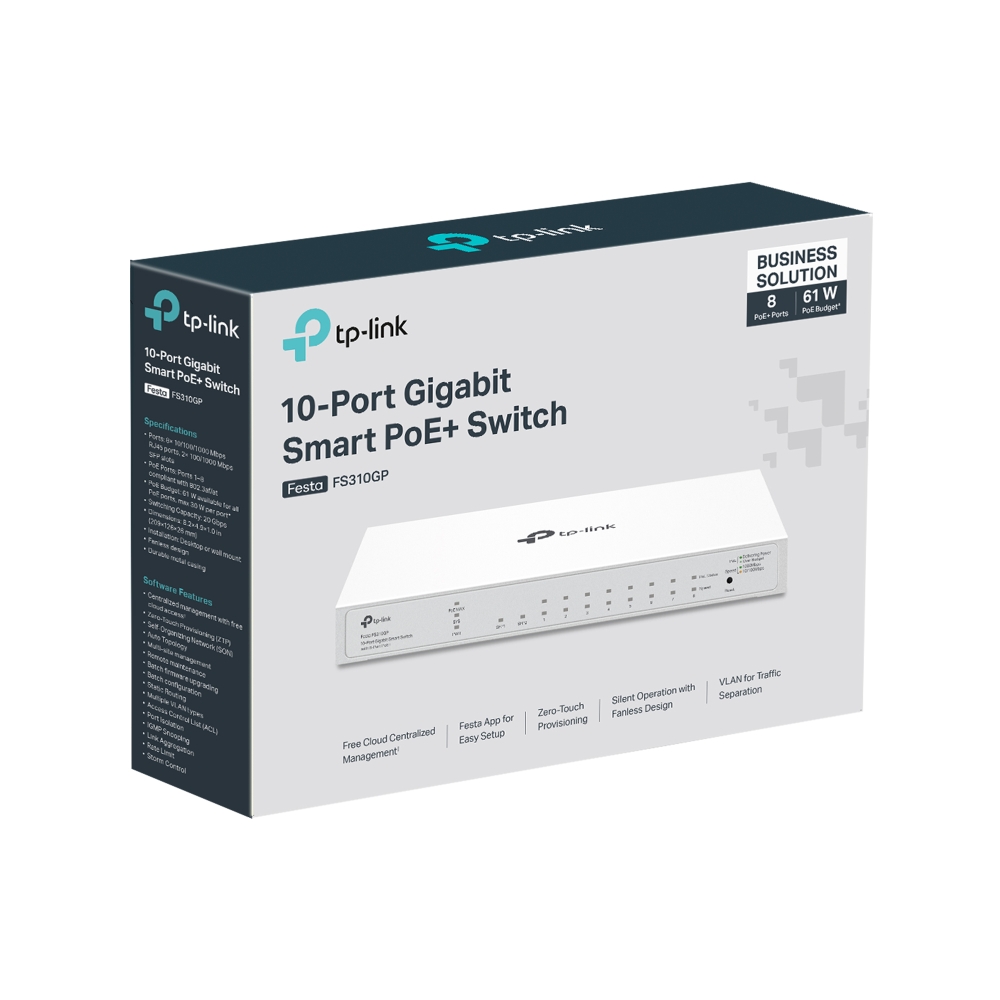 Switch TP-Link Festa FS310GP - grosbill-pro.com - 5