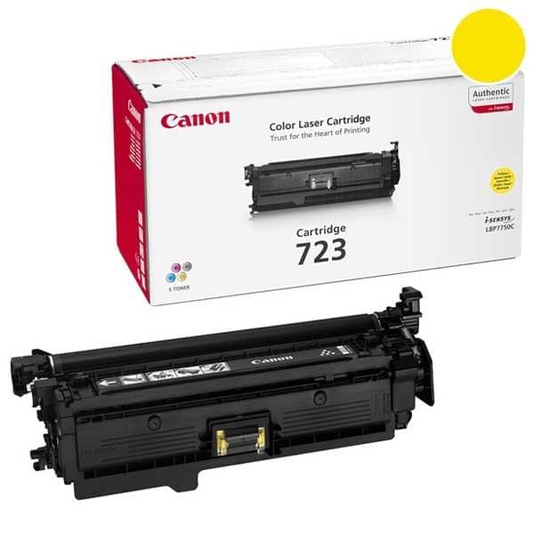 Toner CRG 723 Jaune 8500p - 2641B002 pour imprimante Laser Canon - 0