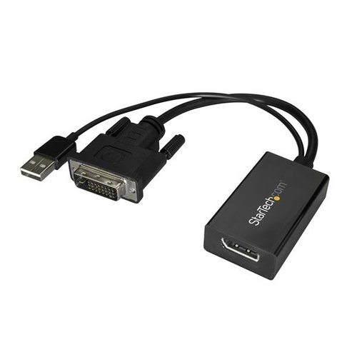 DVI to DisplayPort Adapter - USB Power - Achat / Vente sur grosbill-pro.com - 0
