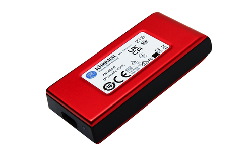 Kingston XS1000 Red USB-C 3.2 2To (SXS1000R/2000G) - Achat / Vente Disque SSD externe sur grosbill-pro.com - 3