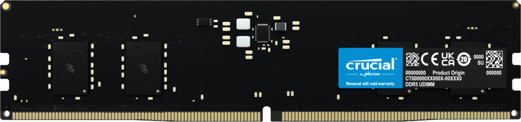 Crucial 16Go (1x16Go) DDR5 4800MHz OEM - Mémoire PC Crucial sur grosbill-pro.com - 0