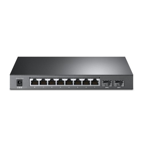 8 Port Smart PoE Switch with 2 SFP ports - Achat / Vente sur grosbill-pro.com - 2
