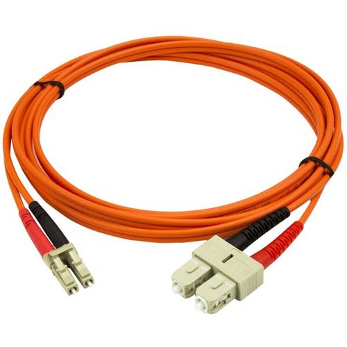 2m Multimode Fiber Patch Cable LC - SC - Achat / Vente sur grosbill-pro.com - 1
