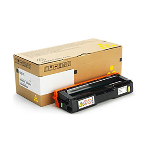 Toner Jaune Type SPC 6000 Pages - 407719 pour imprimante Laser Ricoh - 0