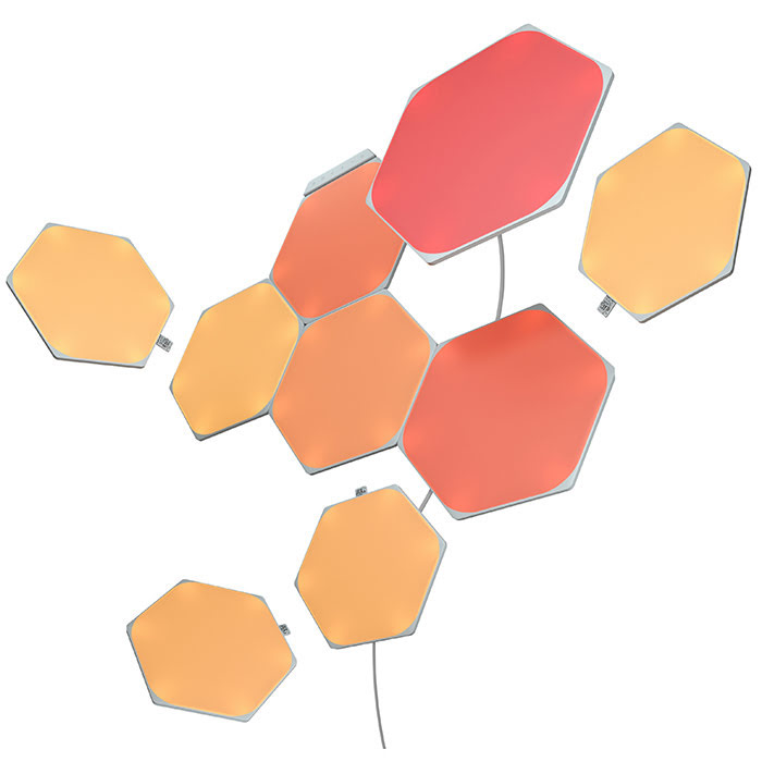 Nanoleaf Shapes Hexagons Starter Kit - 5 pièces  (NL42-5002HX-5PK --) - Achat / Vente Objet connecté / Domotique sur grosbill-pro.com - 0