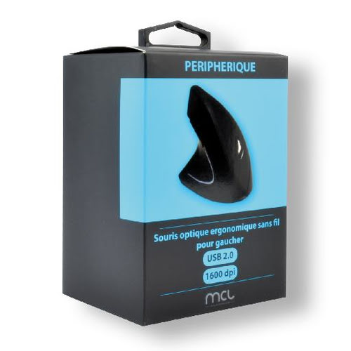 Left Handed Wireless Ergonomic Mouse - Achat / Vente sur grosbill-pro.com - 1