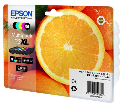 33 XL 5-COLOURS MULTIPACK - Achat / Vente sur grosbill-pro.com - 1