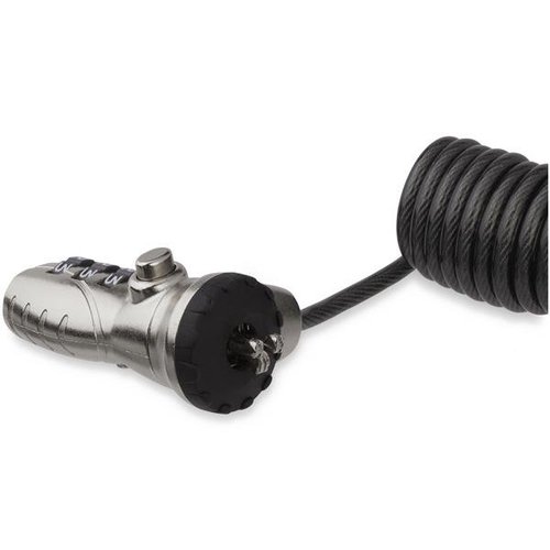 Cable Lock - Self-Coiling Cable Keyless - Achat / Vente sur grosbill-pro.com - 1