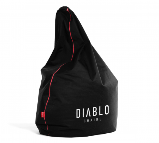 Diablo Chairs  Pouf Gamer Noir - Siège PC Gamer - grosbill-pro.com - 0