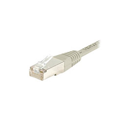 Cordon RJ45 cat6 F/UTP Gris - 1,5m