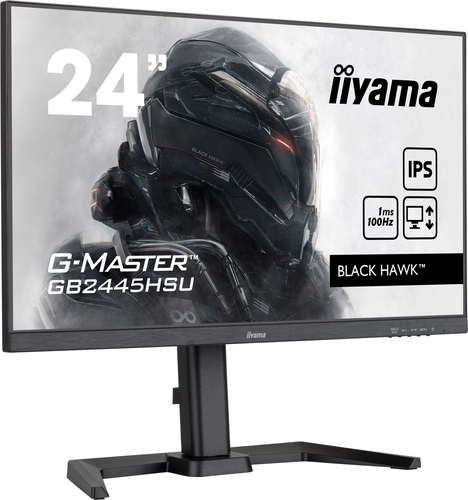 Iiyama 24"  GB2445HSU-B2 - Ecran PC Iiyama - grosbill-pro.com - 1