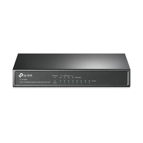 Grosbill Switch TP-Link TL-SF1008P - 8 (ports)/10/100/Avec POE/Non manageable/4