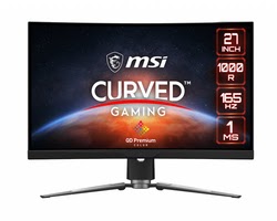 Grosbill Ecran PC MSI 273CQR-QD 27" CURVE/1ms/165Hz/WQHD/VA/HDR/Type-C