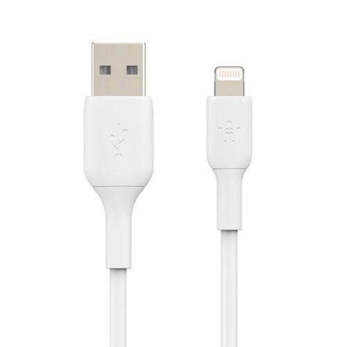 Lightning to USB-A Cable 2M White - Achat / Vente sur grosbill-pro.com - 3