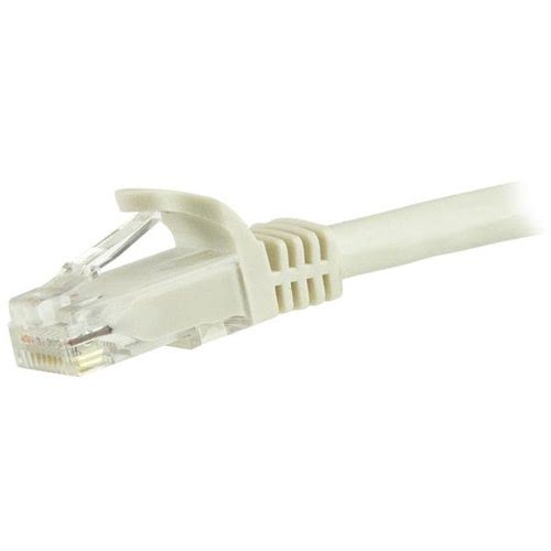 5m White Snagless UTP Cat6 Patch Cable - Achat / Vente sur grosbill-pro.com - 1