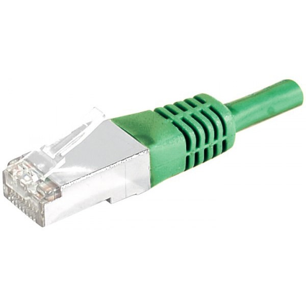 Cordon Cat.6A S/FTP Vert - 2m - Connectique réseau - grosbill-pro.com - 0