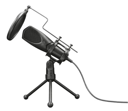 Trust Microphone Streaming Mantis - Noir/USB/Trépied (22656) - Achat / Vente Accessoire Streaming / Vlogging  sur grosbill-pro.com - 2