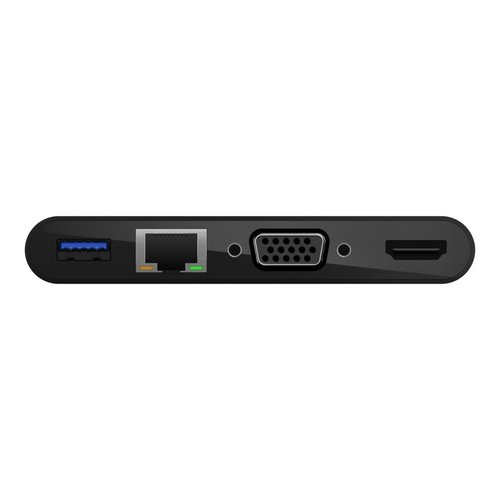 Adaptateur USB-C HDMI VGA USB-A - Accessoire PC portable Belkin - 4