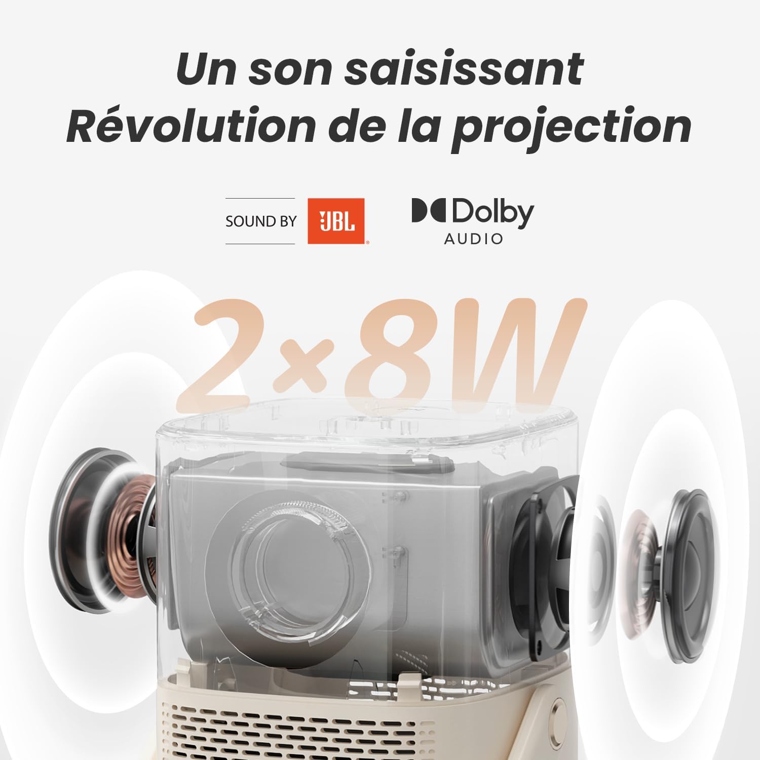 Grosbill Pro Yaber T2 FHD WiFi/Bluetooth - Vidéoprojecteur - 1