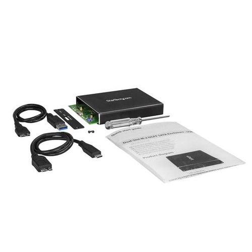 Dual M.2 Enclosure - RAID USB 3.1 Gen 2 - Achat / Vente sur grosbill-pro.com - 4