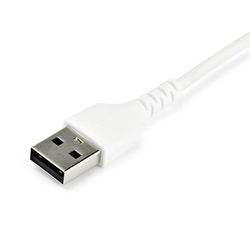 Cable White USB 2.0 to USB C Cable 1m - Achat / Vente sur grosbill-pro.com - 3