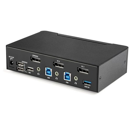 KVM Switch - 2 Port - DP 4K60 - USB 3.0 - Achat / Vente sur grosbill-pro.com - 1