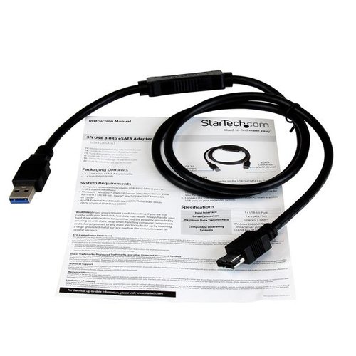 USB 3.0 to eSATA HDD/SSD/ODD 3ft Cable - Achat / Vente sur grosbill-pro.com - 6