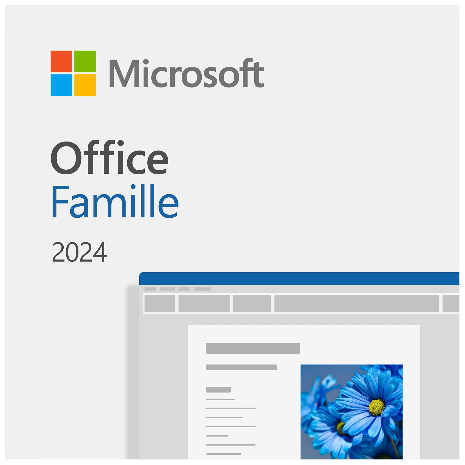 Microsoft Office Famille/Etudiant 2024 - Logiciel suite bureautique - 0