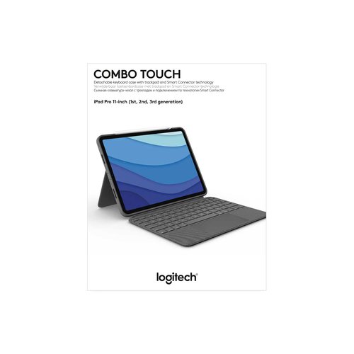 Combo Touch for iPad Pro 11-inch (1st, 2nd, and 3rd generation) Gris - Achat / Vente sur grosbill-pro.com - 9