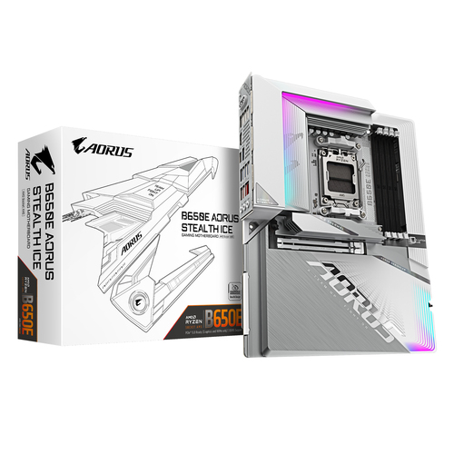 B650E AORUS STEALTH ICE - B650/AM5/DDR5/ATX