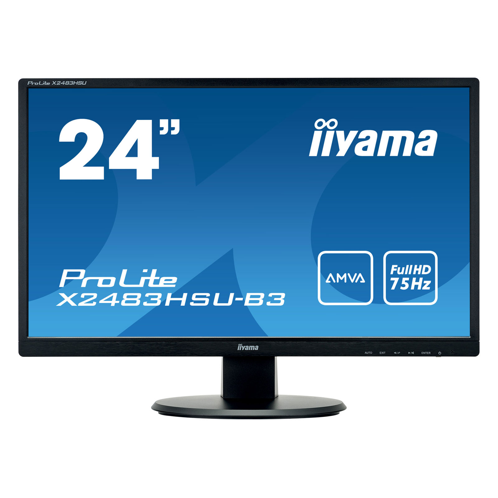 Iiyama 24"  X2483HSU-B3 -- - Ecran PC Iiyama - grosbill-pro.com - 4