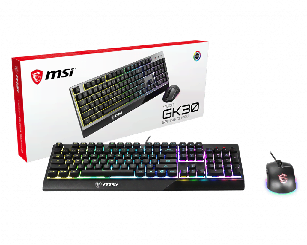 MSI Vigor GK30 COMBO - Pack Clavier/Souris - grosbill-pro.com - 1