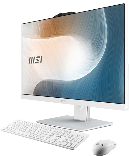 MSI Modern 23.8" Tact FHD/i7-1260P/16Go/1To/FD Blanc - All-In-One PC/MAC - 4