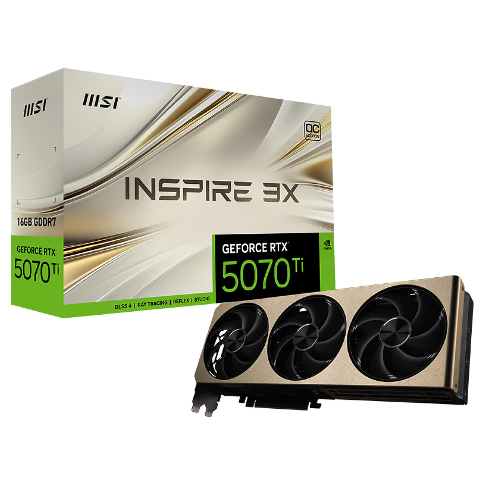 GeForce RTX 5070 Ti 16G INSPIRE 3X OC PLUS