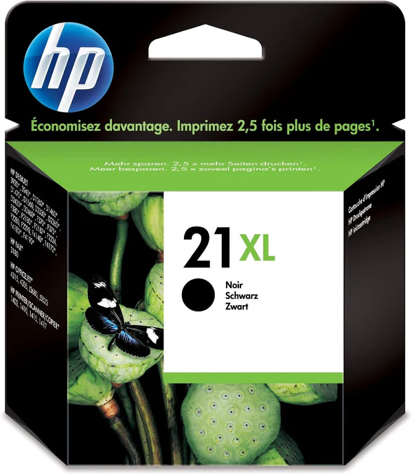 HP Noir 21XL pour imprimante Laser HP - 0