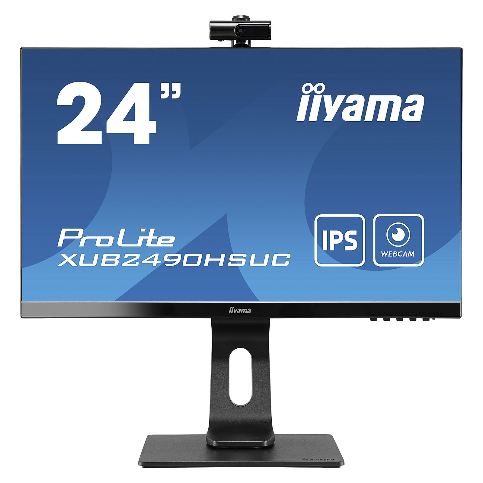 Grosbill Ecran PC Iiyama XUB2490HSUH-B1 23.8" FHD/100Hz/IPS/4ms/Webcam