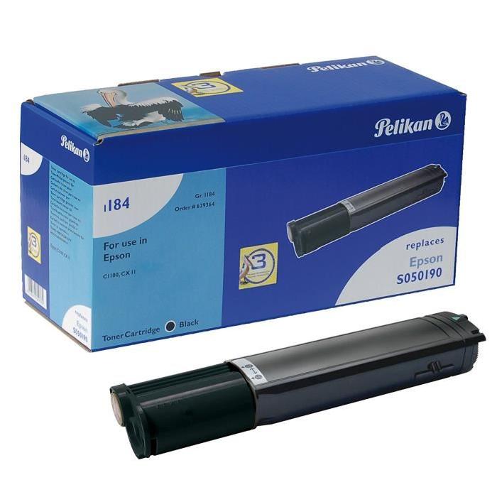 Toner C1100 S050190 Noir pour imprimante Laser Epson - 0
