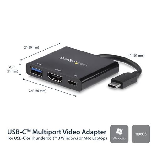 USB-C 4K HDMI Multifunction Adapter - PD - Achat / Vente sur grosbill-pro.com - 1