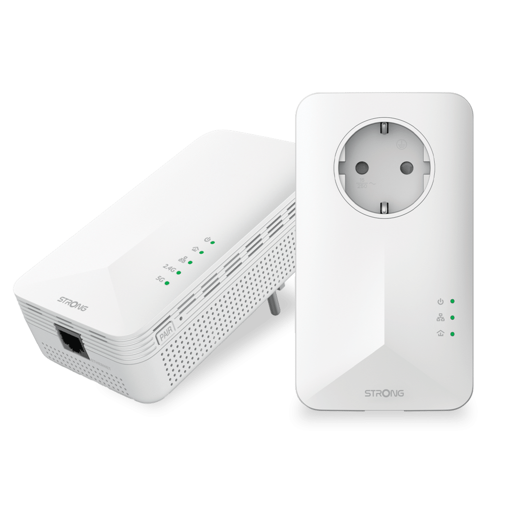 Strong POWERL1000WFDUOFRV2 WIFI (1000Mbps) - Pack de 2 - Adaptateur CPL - 0