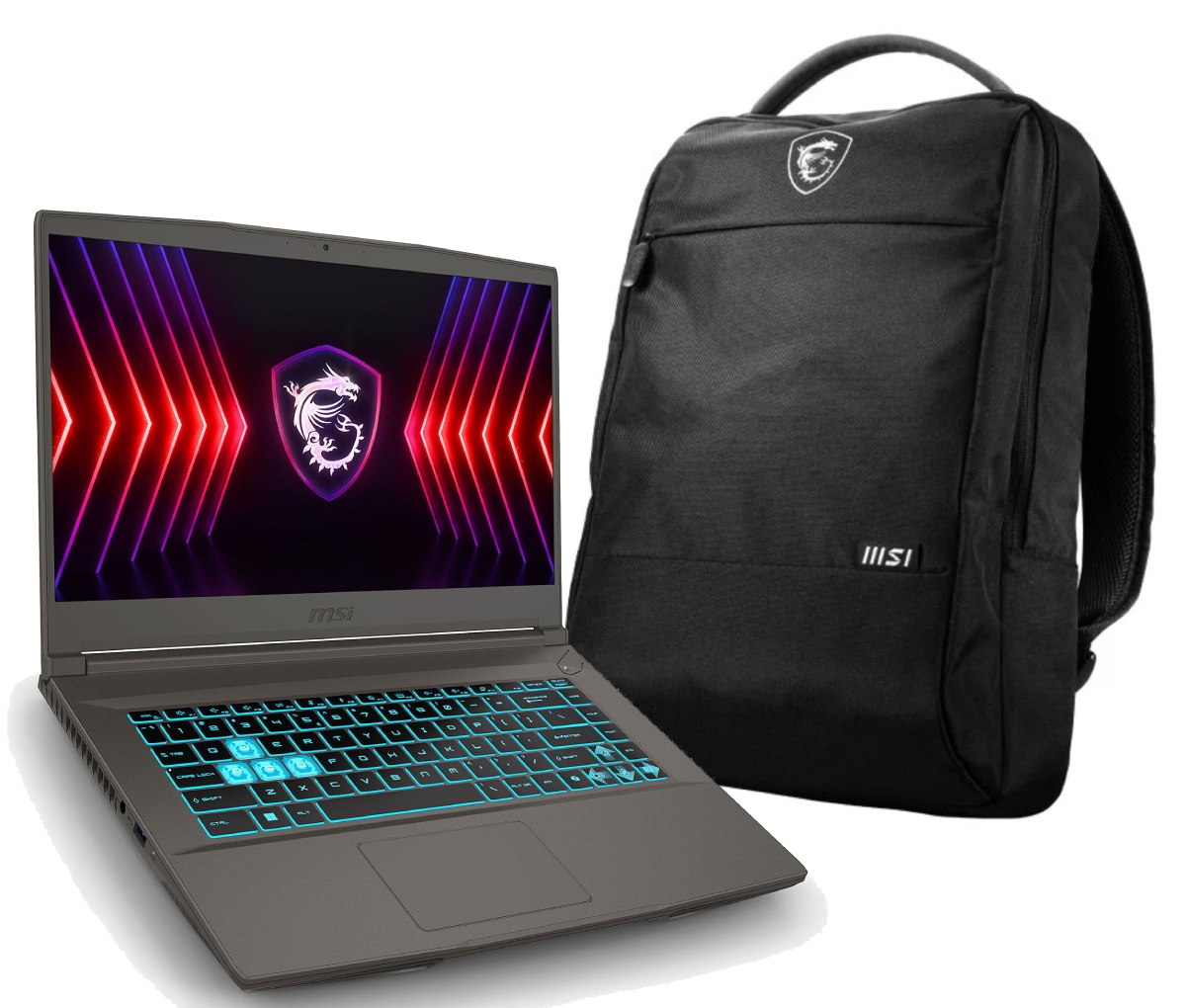 Grosbill PC portable MSI 15.6" FHD 144Hz/R5-7535HS/4060/16G/512G/W11 + Sac#